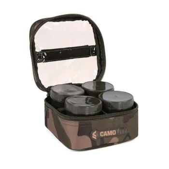 Чанта за стръв FOX Camolite 6 Pot Hookbait Case