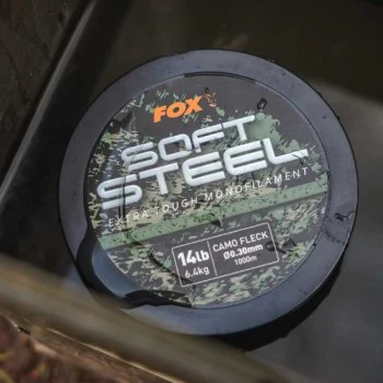 Монофилно влакно FOX Soft Steel Fleck Camo Mono 1000m