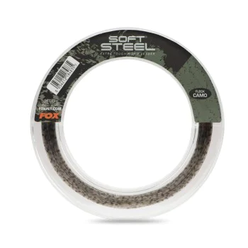 Шок лидер FOX Soft Steel Fleck Camo Leader 100m
