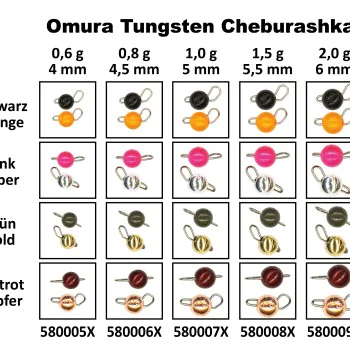 Волфрамова тежест FTM Omura Tungsten Cheburashka 1g