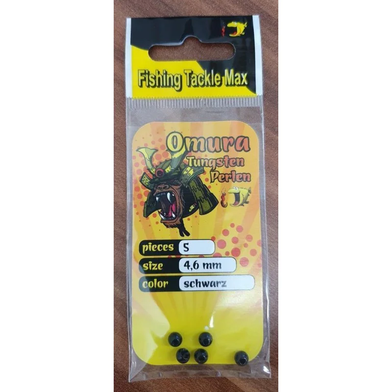 Волфрамова тежест FTM Tungsten Bead Omura Round Hole - Ø 4,6mm