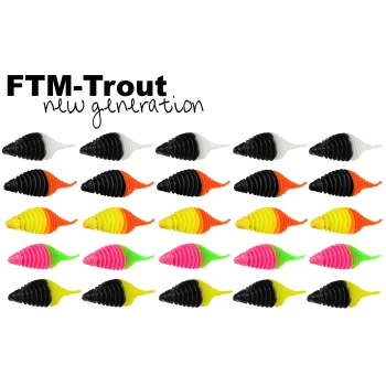 Силиконова примамка FTM Omura Baits Pongo Two Colors Cheese