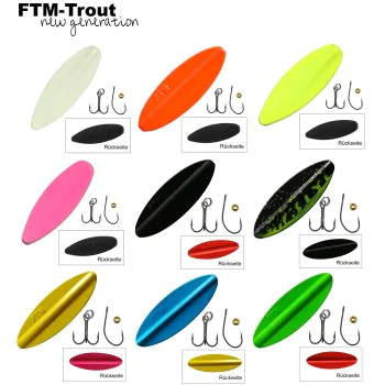 Проходна клатушка FTM Tornado UV Color Inline Spoon 3.5g