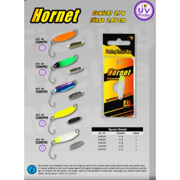 Клатушка FTM Hornet UV Color Spoon 3.7g