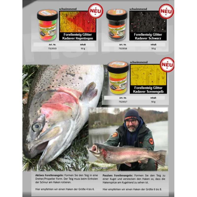 Плуваща паста FTM Trout Finder Bait - Cadaver Floating