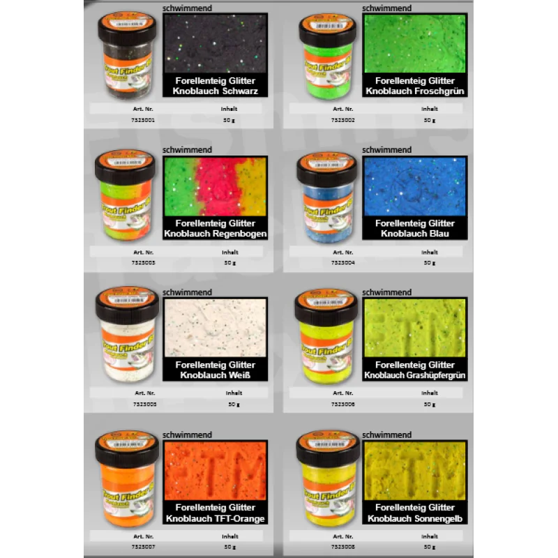 Плуваща паста FTM Trout Finder Bait - Garlic Floating