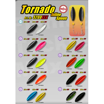 Проходна клатушка FTM Tornado UV Color Inline Spoon 3.5g