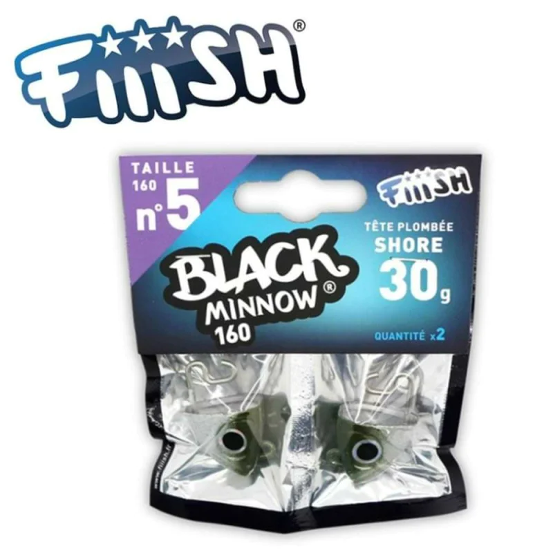 Джиг глава FIIISH Black Minnow No5 Jig Head 30g Shore
