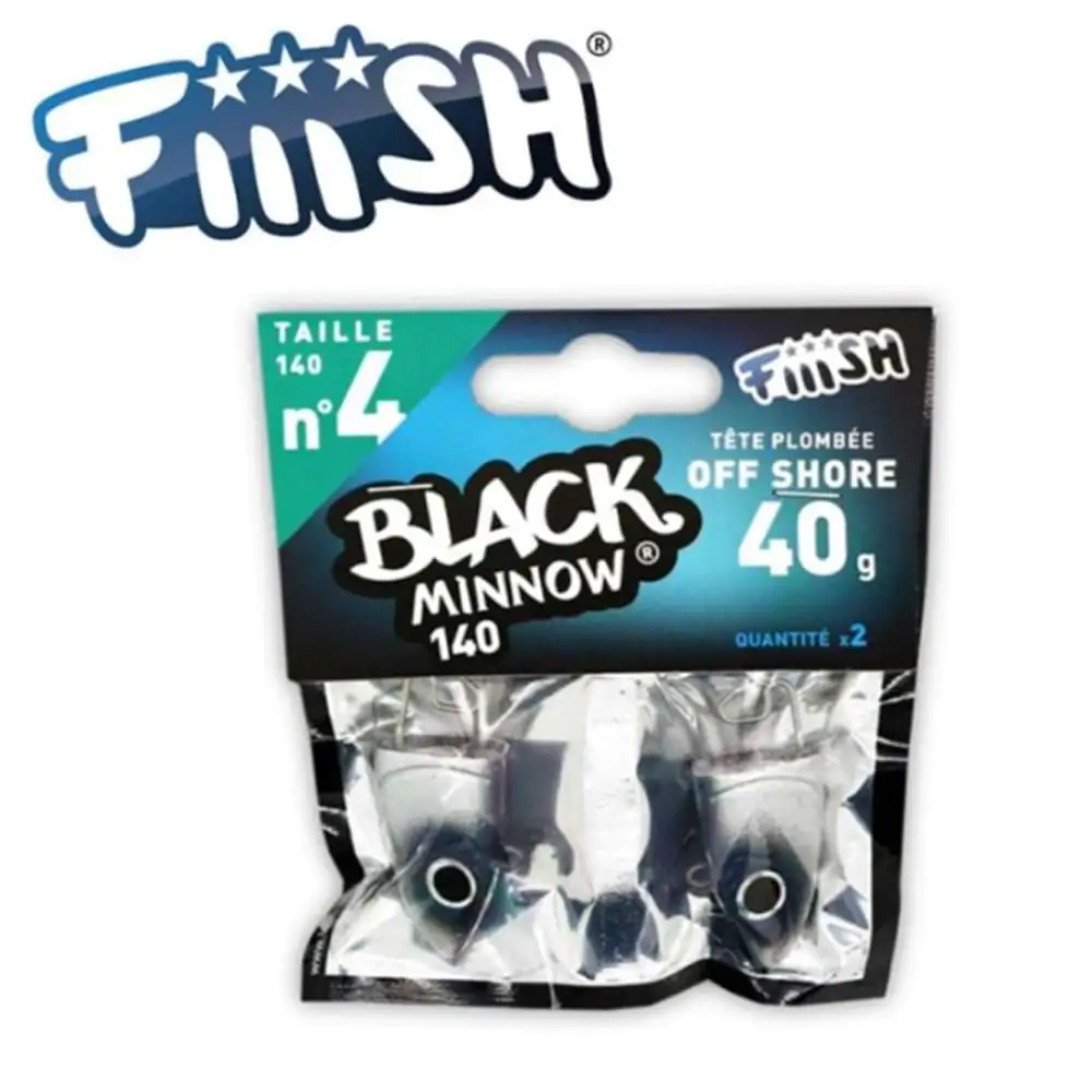 Fiiish Combo Off Shore Black Minnow – Leurre 14cm 40g, N°4, Rose, Pour Pêche Sportive