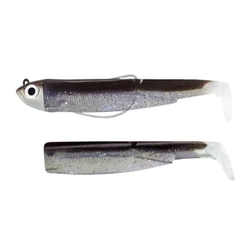 Силиконова примамка FIIISH Black Minnow No3 Search Combo Jig Head 18g - 2 Lure Bodies 12cm