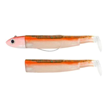 Силиконова примамка FIIISH Black Minnow No3 Combo Jig Head 25g - 2 Lure Bodies 12cm
