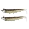 Силиконова примамка FIIISH Black Minnow No3 Double Combo 2 Jig Heads 25g - 2 Lure Bodies 12cm