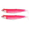 Силиконова примамка FIIISH Black Minnow No2 Double Combo 2 Jig Heads 5g - 2 Lure Bodies 9cm