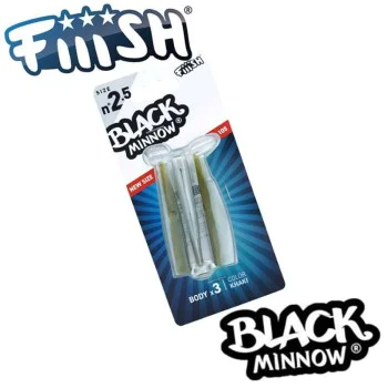 Силиконова примамка FIIISH Black Minnow No2.5 - 10.5cm