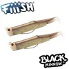 Силиконова примамка FIIISH Black Minnow No3 Double Combo 2 Jig Heads 16g - 2 Lure Bodies 12cm