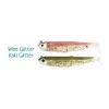 Силиконова примамка FIIISH Black Minnow No1 Double Combo 2 Jig Heads 3g - 2 Lure Bodies 7cm