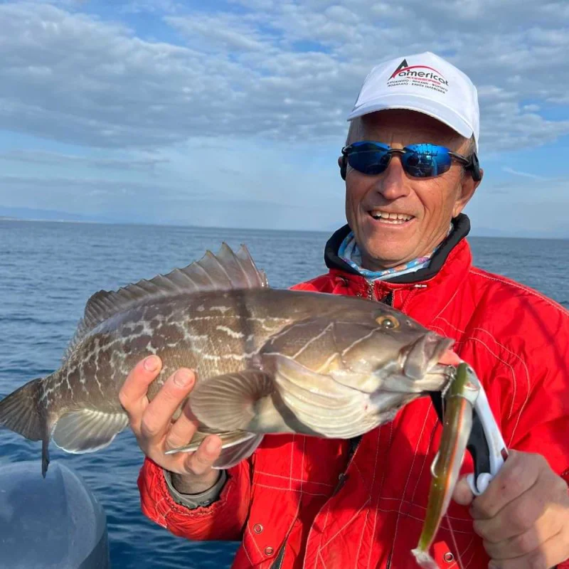 Силиконова примамка FIIISH Black Minnow No5 Combo Jig Head 90g - 2 Lure Bodies 16cm