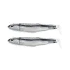 Силиконова примамка FIIISH Black Minnow No2 Double Combo 2 Jig Heads 10g - 2 Lure Bodies 9cm