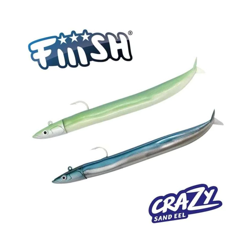 Силиконова примамка FIIISH Crazy Sand Eel No2 Double Combo - 10cm 10g