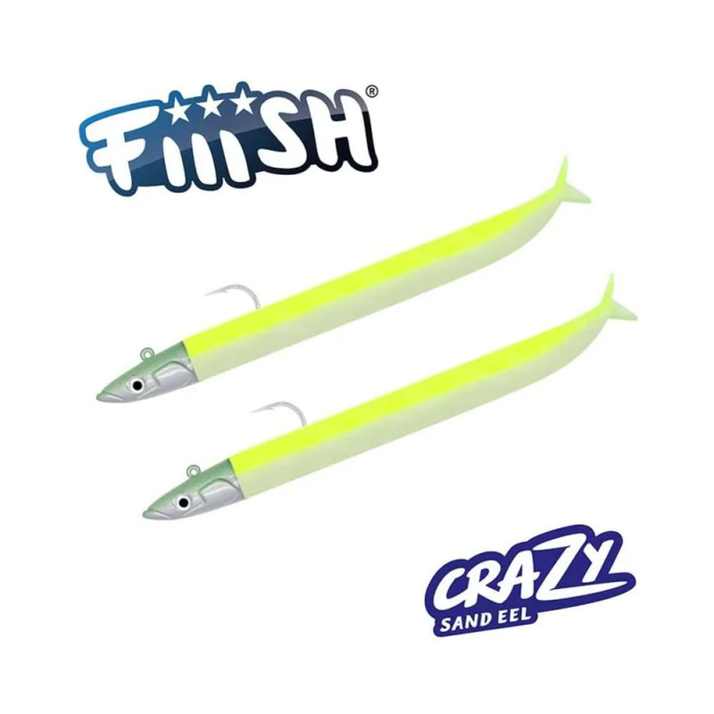 Силиконова примамка FIIISH Crazy Sand Eel No2 Double Combo - 10cm 10g