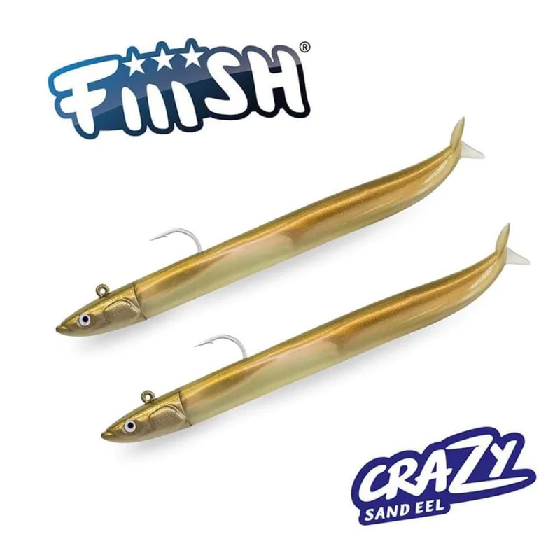 Силиконова примамка FIIISH Crazy Sand Eel No3 Double Combo - 15cm 20g