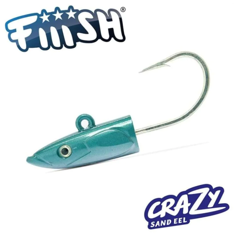 Джиг глава FIIISH Crazy Sand Eel No3 Jig Head 100g X-Strong