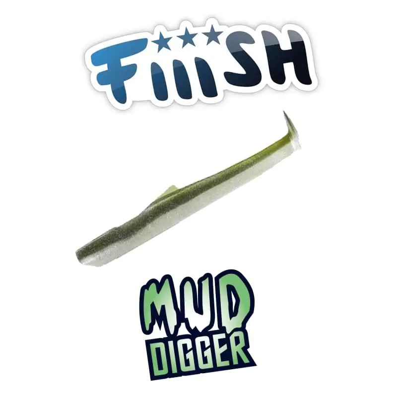 Силиконова примамка FIIISH Mud Digger - 6.5cm