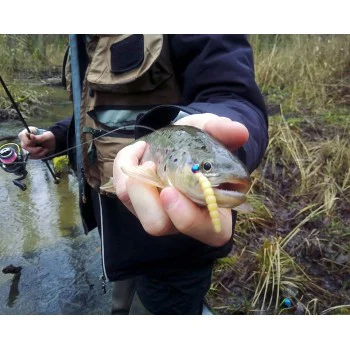 Силиконова примамка FISHUP Morio 1.2 inch Cheese Taste