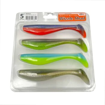 Силиконова примамка FISHUP Wizzle Shad 5 inch - 4pcs - MIX 02