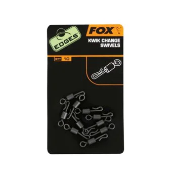 Бърза връзка с вирбел FOX Edges Kwik Change Swivels