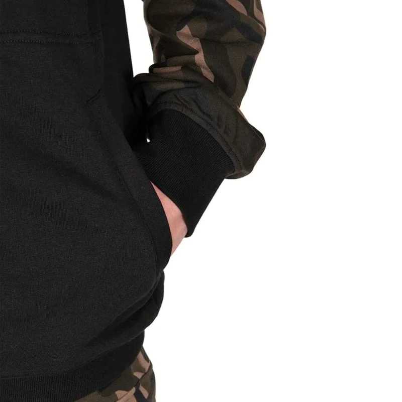 Блуза с цип FOX LW Black Camo QTR Zip