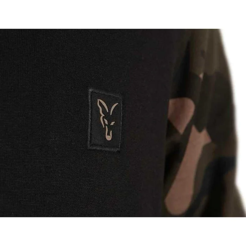 Блуза с цип FOX LW Black Camo QTR Zip