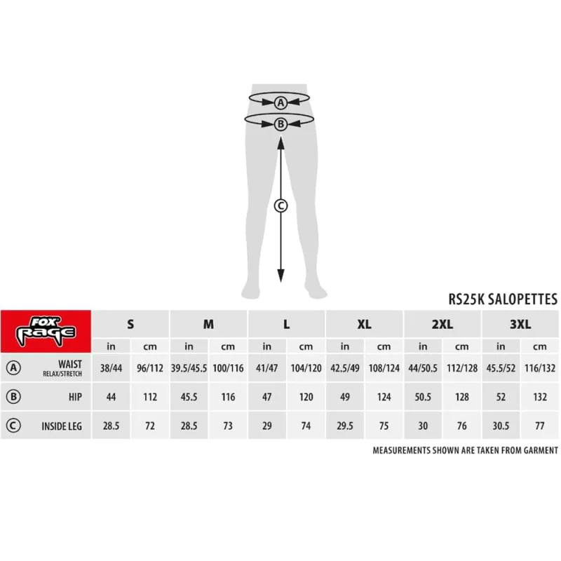 Гащеризон FOX RAGE RS Triple Layer Salopettes