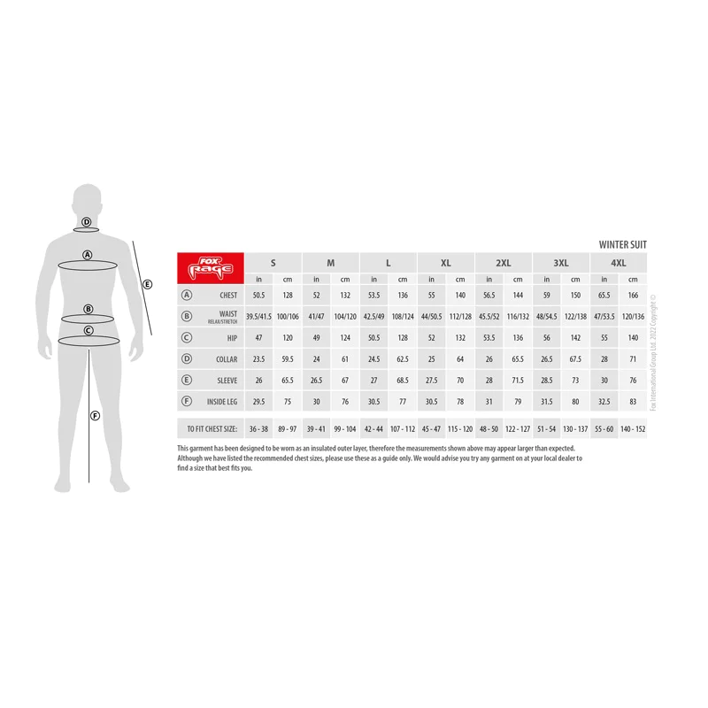Костюм FOX RAGE Winter Suit NEW