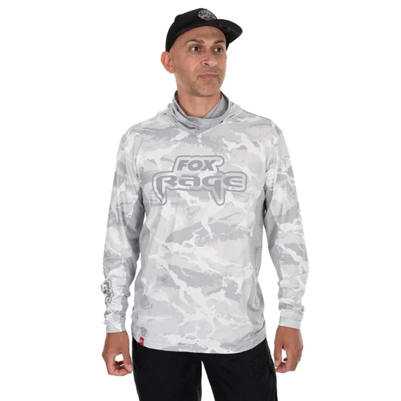 UV Блуза FOX RAGE UV Hooded Light Cam Top