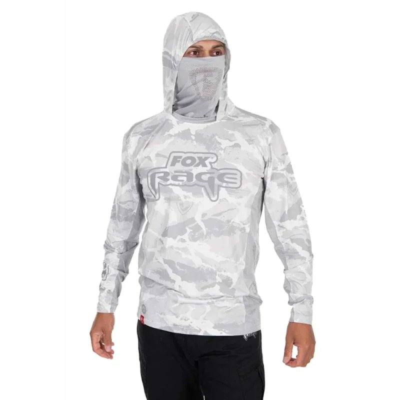 UV Блуза FOX RAGE UV Hooded Light Cam Top