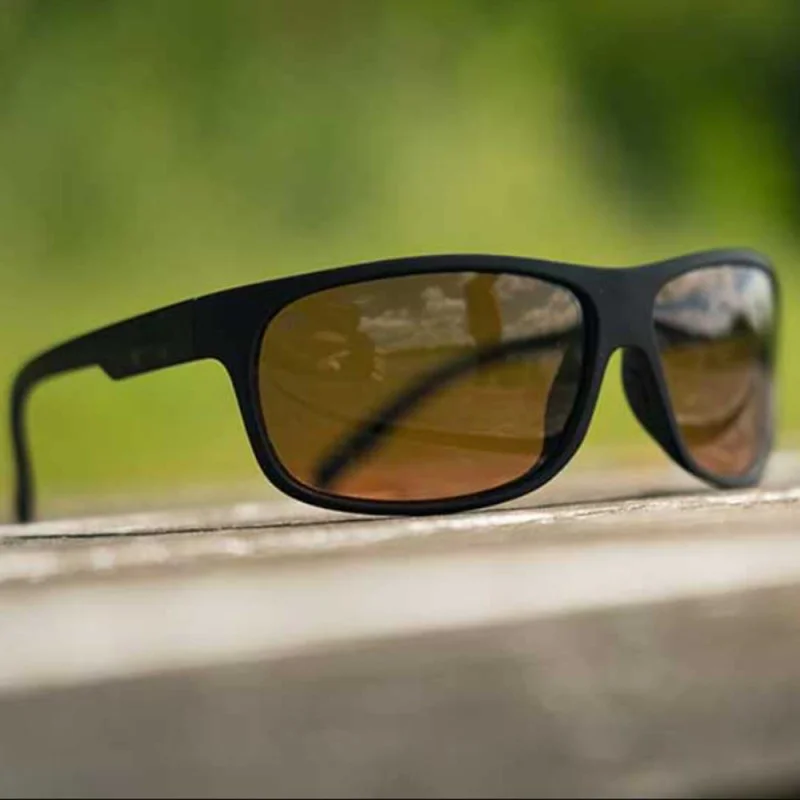 Очила FOX RAGE Matt Black Wrap Brown Lens Eyewear