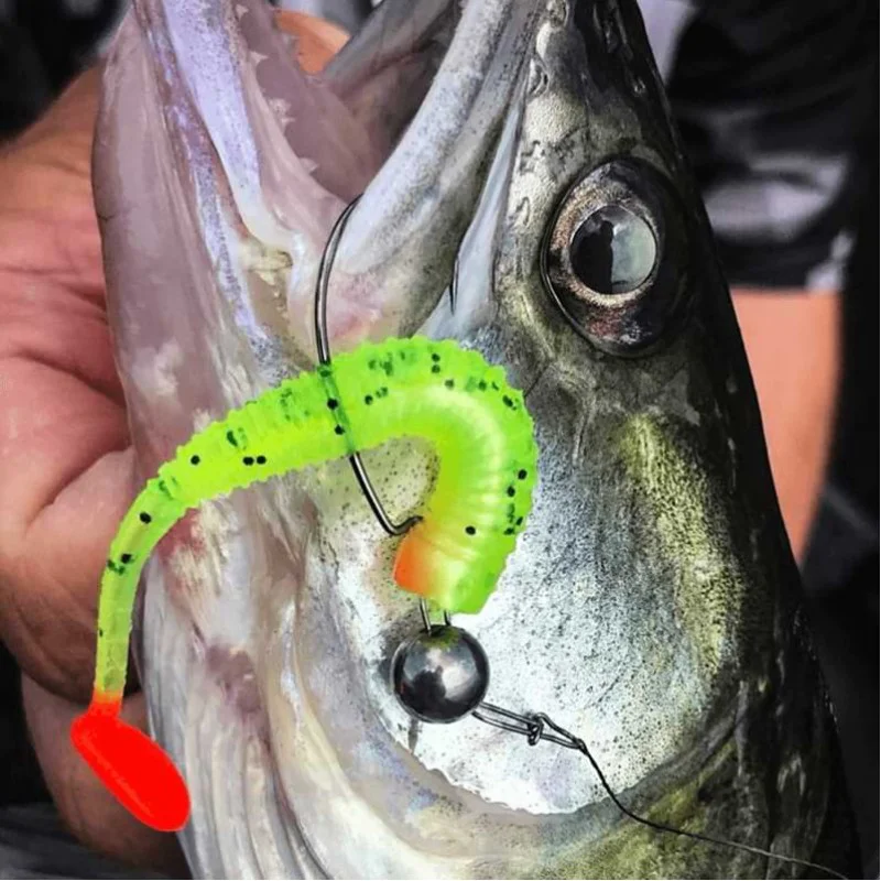 Чебурашка FREESTYLE Tungsten Bottom Jigs Glow-Orange/Chartreuse