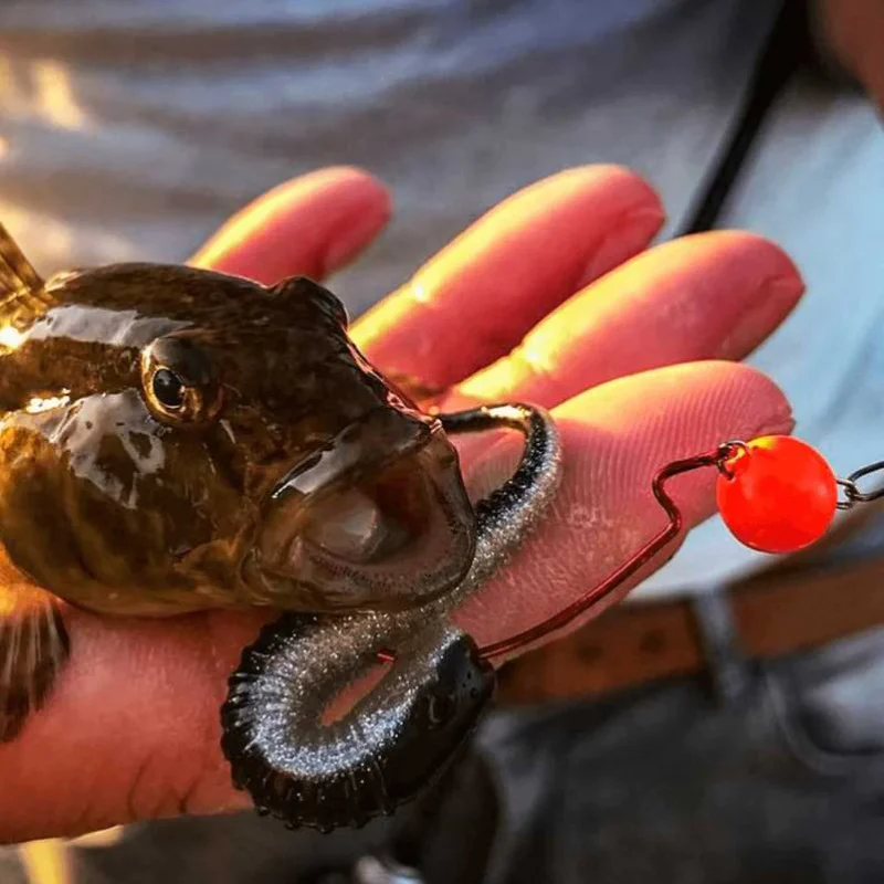 Чебурашка FREESTYLE Tungsten Bottom Jigs Glow-Orange/Chartreuse