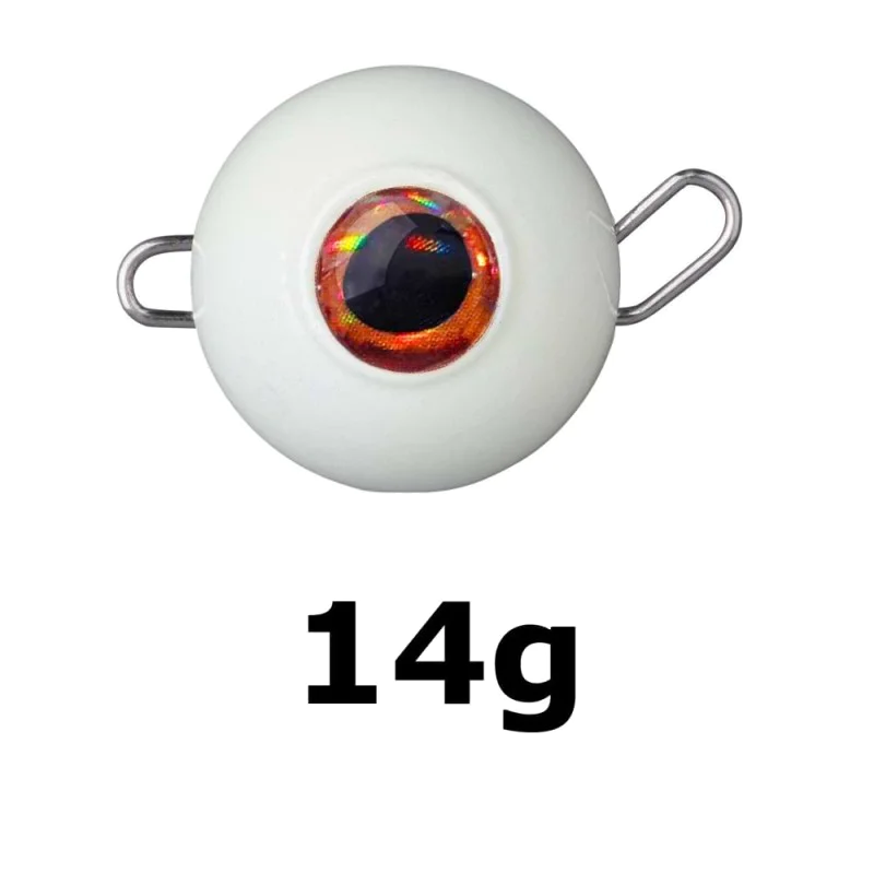 Чебурашки FREESTYLE Eyed Bottom Jigs - Glow White