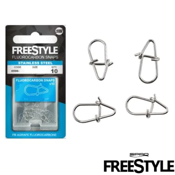 Карабинка FREESTYLE Reload Stainless Steel Fluorocarbon Snap