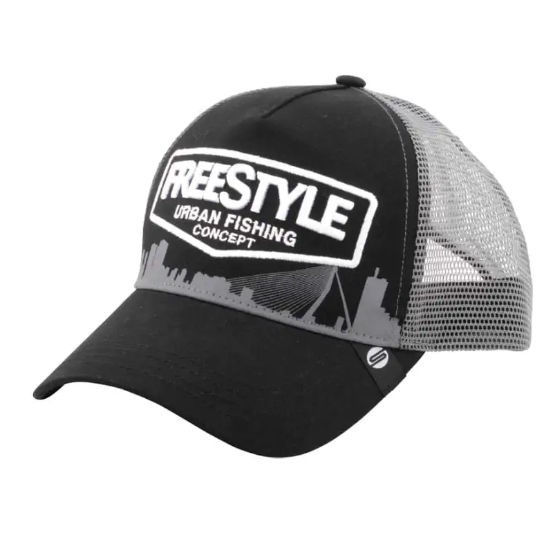 Шапка FREESTYLE Trucker Cap Black Front