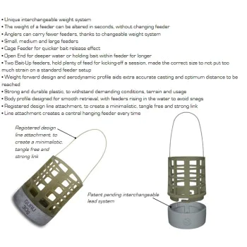 Сменяеми тежести GURU Slimline X-Change Feeder Spare Weight