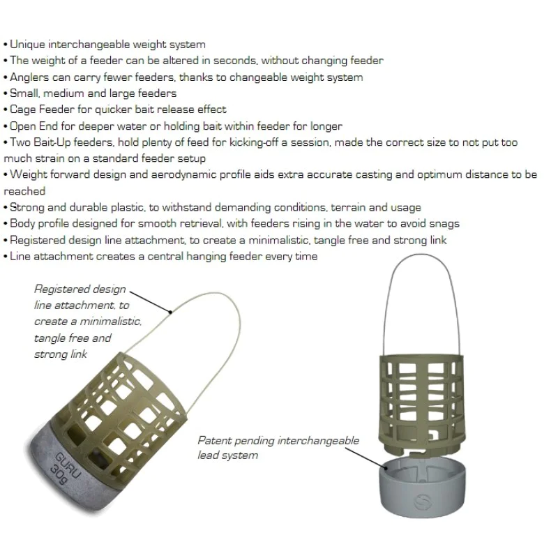 Фидер хранилка GURU Slimline X-Change Distance Feeder