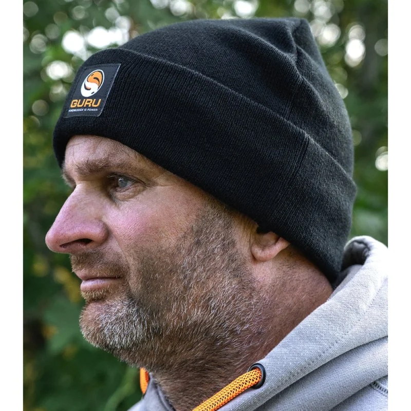 Шапка GURU Black Patch Beanie