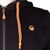 Суитшърт GURU Zip Up Black Hoodie