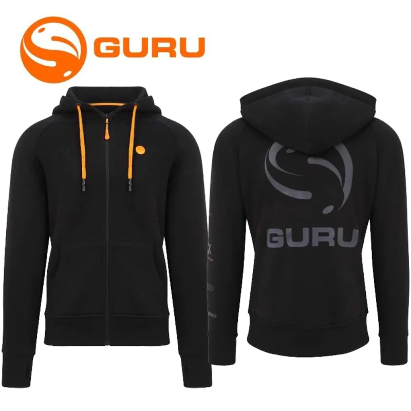 Суичър GURU Semi Logo Hoodie Black