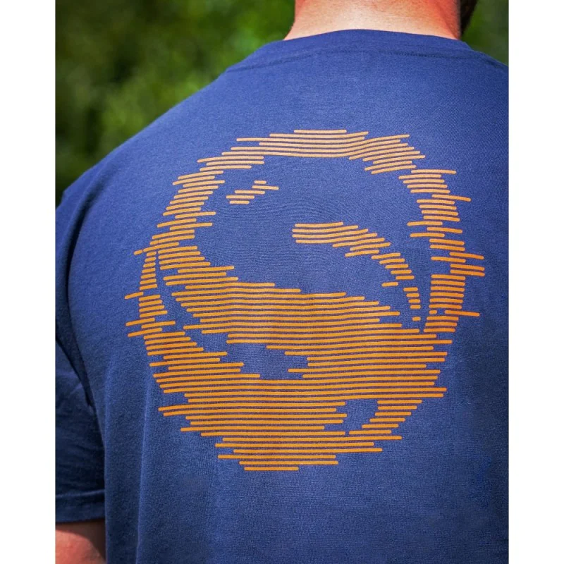 Тениска GURU Glitch Navy Tee