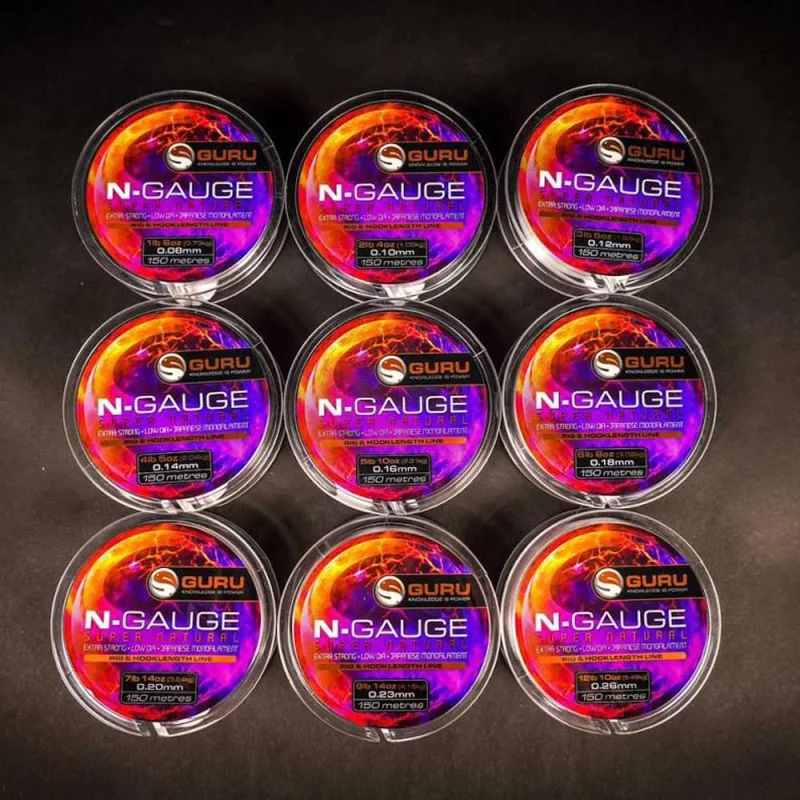 Монофилно влакно GURU N-Gauge Super Natural Monofilament 150m