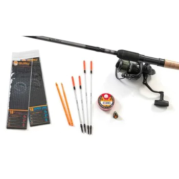 Комплект въдица с макара GURU Natural Waggler Rod and Reel Combo